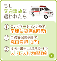 もし交通事故に遭われたら...